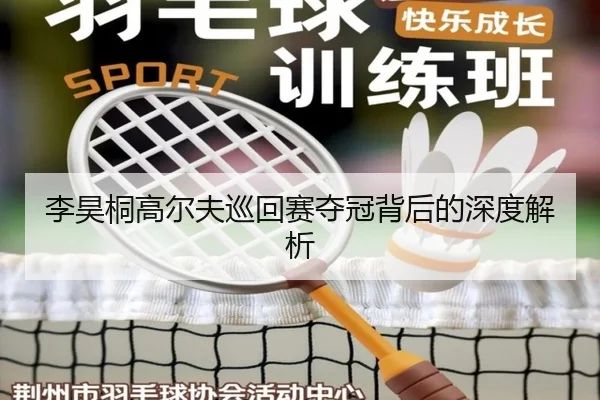 李昊桐高尔夫巡回赛夺冠背后的深度解析